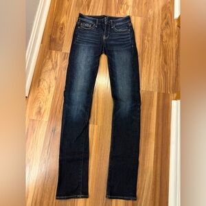 Buckle Women's Dark Blue Straight Leg Jeans